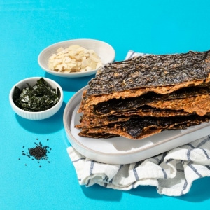 海苔杏仁脆片肉乾